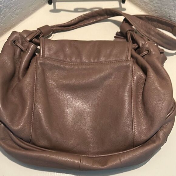 See By Chloe Large Shoulder Bag Dark Brown Soft Leather Multipocketed Carryall - Picture 9 of 16